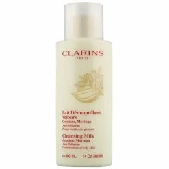 Clarins Cleansing Milk Anti Pollution Combination Or Oily Skin 400ml / 14oz