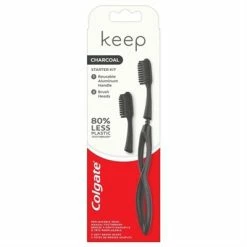 Colgate® Colgate Keep Manual Toothbrush Charcoal Starter Kit