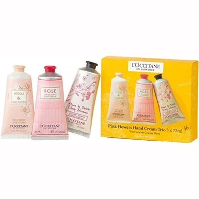 L'Occitane LOccitane Pink Flowers Hand Cream Trio