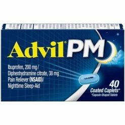 Advil® Advil PM Pain Reliever Nighttime SleepAid 40 Coated Caplets