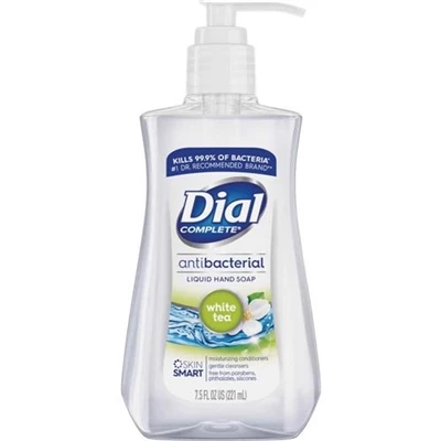 Dial® Dial Complete Liquid Antibacterial Hand Soap White Tea 7.5oz / 221ml