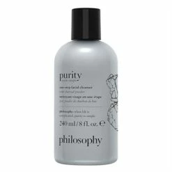 Philosophy Purity Made Simple One Step Facial Cleanser With Charcoal Powder 8oz / 240ml