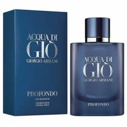 Acqua Di Gio Profondo By Giorgio Armani For Men 2.5oz Eau De Parfum Spray