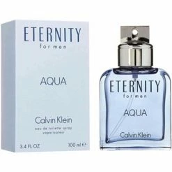 Eternity Aqua By Calvin Klein For Men 3.4 Oz Eau De Toilette Spray