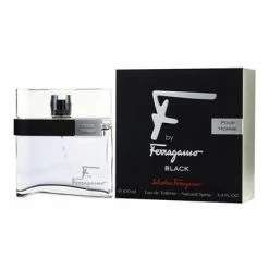 F Black By Salvatore Ferragamo For Men 3.4 Oz Eau De Toilette Spray